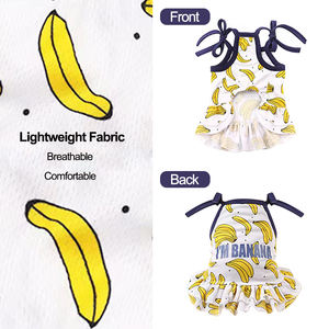 फैमिचीयर पालतू पिल्ला कुत्ता राजकुमारी पोशाक कपड़े लड़की प्यारा कुत्ता प्यारा उष्णकटिबंधीय कुत्ता पोशाक कपास ग्रीष्मकालीन पोशाक ओपी बैग टिकाऊ - Product Image 6