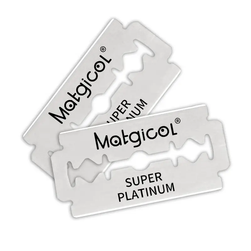 Original Manufacturer Matgicol Brand Disposable 100 Blades Shaving Safety Razor Blades Double Edge