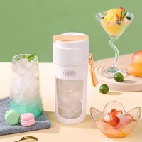 ZhenMi J5 Draagbare Elektrische Sapcentrifuge op Batterijen 340ml Persoonlijke Blender 10 Bladen Smoothie Maker Huishoudelijk USB Oplaadbaar