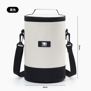 Thermal <b>Insulated</b> <b>Lunch</b> <b>Box</b> Bag Thickened Aluminum Foil Lining Oxford Material Modern Simple Style Zipper Closure for Office - Product Image 6