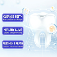 Dentifrice Probiotique en Tube à Presser OEM Marque Privée – Haleine Fraîche 12 Heures, Blanchiment des Dents, Soin Bucco-dentaire, Nettoyage en Profondeur