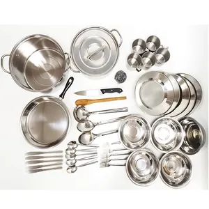 Cooking Tools Kitchen Utensils Set TYPE B Item No 06933 Stainless Steel Cookware Kitchen Set
