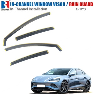 Pare-pluie pour vitres de voiture BYD Seal EV |   Pare-soleil de voiture et déflecteurs de fenêtre |   Accessoires déflecteurs de vent pour fumeurs - Product Image 1