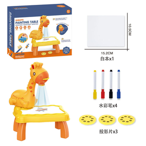 24 Pola Kartun Rusa Kreatif Mainan Meja Papan Gambar Proyeksi Grafiti untuk Anak - Product Image 4