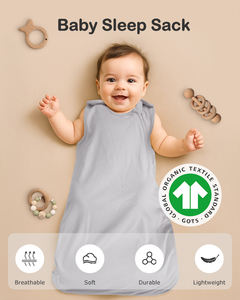 גלישת <span class=keywords><strong>swaddle</strong></span> עבור תינוק הסיטונאי תינוק ישן שקית שק שינה צבע רגיל תינוק שק שינה - Product Image 4