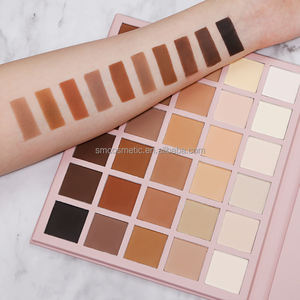 2025 New Arrival Custom Low MOQ Custom Cruelty Free Nude <strong>Eyeshadow</strong> Palette <strong>Private</strong> <strong>Label</strong> Matte Eye Shadow Pan - Product Image 1