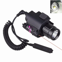 Lampe de poche intégrée laser rouge réglable à LED M6