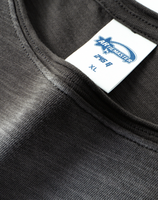Camiseta de Hombre Oversize YKH 245GSM 100% Algodón con Efecto Desgastado, de Alta Calidad, con Logotipo Personalizado, a la Moda, Lavado Ácido, para Verano