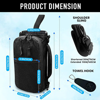 Porte-bouteille magnétique personnalisé avec logo pour sac de sport, pochette magnétique, aimant métallique, sac de sport