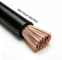 Fil de construction flexible en cuivre isolé PVC BVR 10mm² 450/750V