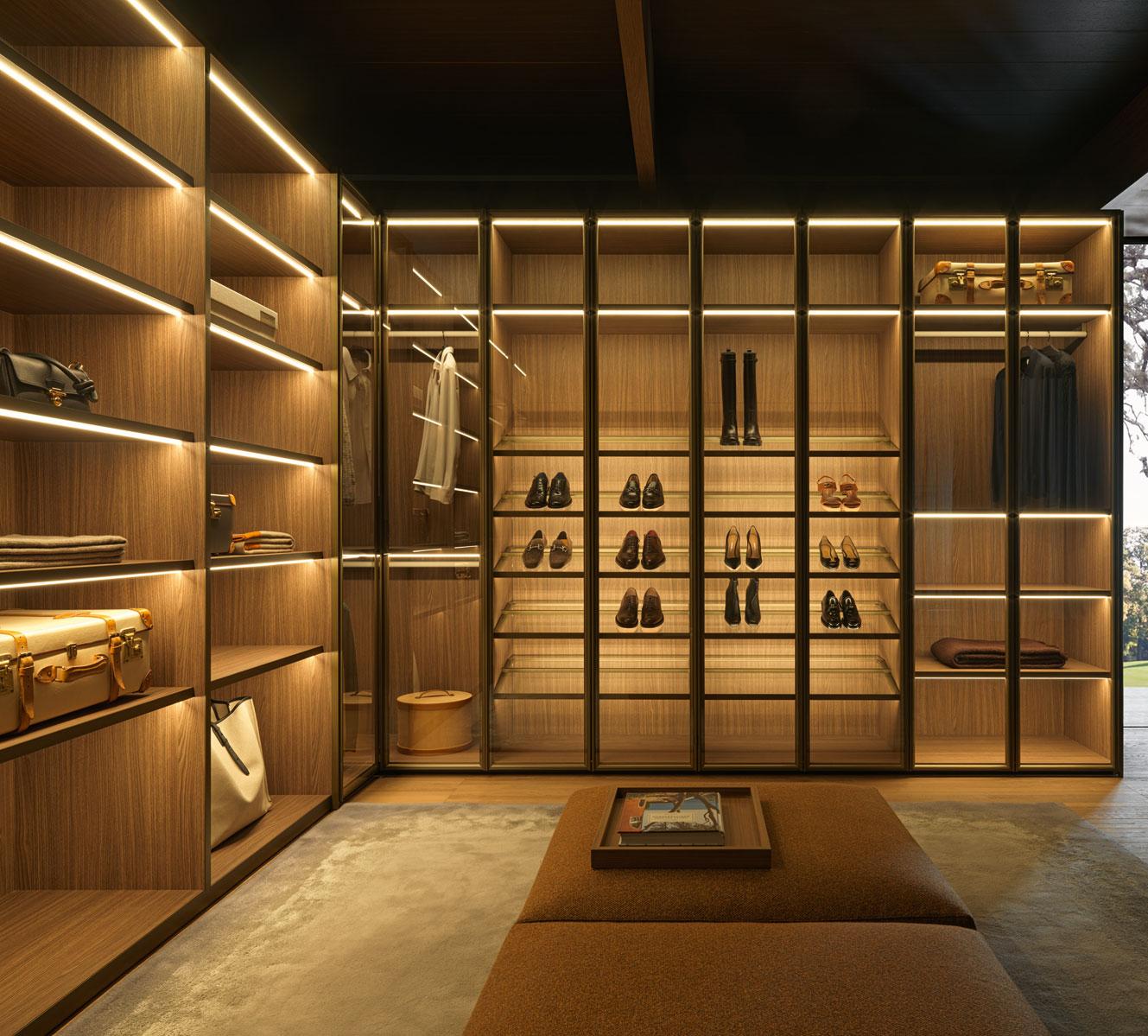 closet storage organization wood