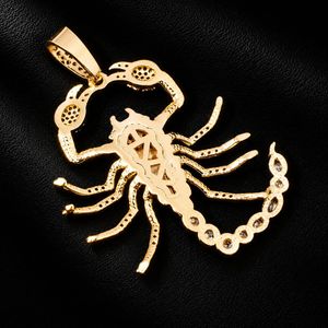 Oferta Especial: Collar con Colgante de Escorpión Hip Hop <span class=keywords><strong>CZ</strong></span>, Chapado en PVD, Joyería de Moda para Hombre, Regalo para Fiestas y Eventos - Product Image 3