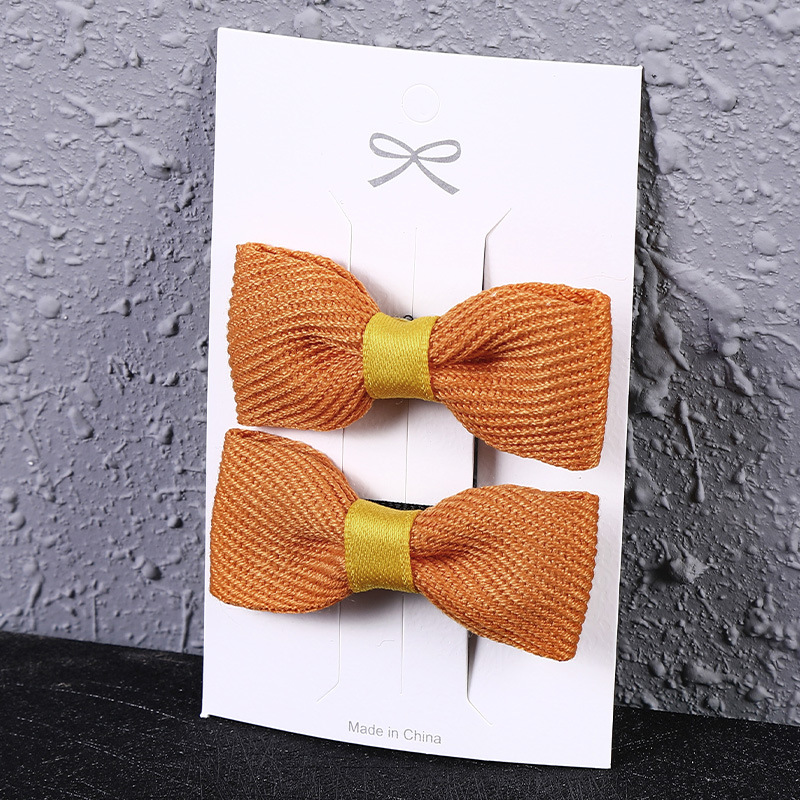 64-5 Orange bow tie style