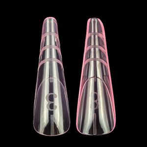 Juego de 288 <span class=keywords><strong>Uñas</strong></span> Postizas de Doble Forma Coloridas en Caja, Extensiones Rápidas para <span class=keywords><strong>Uñas</strong></span> Francesas, Moldes Modernos - Product Image 6