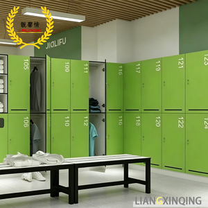 Liangxinqing Waterproof Assembled Employee Stadium Locker With Electronic & Key Lock Adjustable Shelves CG25235 Space-Saving Com - Product Image 5