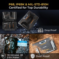 OUKITEL RT8 4G Tablet PC Resistente de 11 Pulgadas con Pantalla 2K, Android 13, 20000mAh, 6GB+256GB, IP68 STD-810H, Pad G99 Resistente a Caídas, Negro