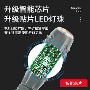 เครื่องทดสอบแรงดันไฟฟ้าแบบไม่สัมผัส Hj 016 จอแสดงผล LED 12v 250v ปากกาทดสอบ AC DC สำหรับตรวจสอบสายไฟฟ้า - Product Image 2