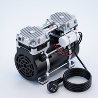 Pompe à vide à piston sans huile 220V 150W 40L/min à prix d'usine pour l'extraction d'air dans les processus industriels