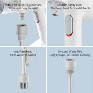 Hidrolavadora Inalámbrica <span class=keywords><strong>Xiaomi</strong></span> <span class=keywords><strong>de</strong></span> 2.4 MPa, <span class=keywords><strong>Pistola</strong></span> <span class=keywords><strong>de</strong></span> <span class=keywords><strong>Agua</strong></span> <span class=keywords><strong>de</strong></span> Alta <span class=keywords><strong>Presión</strong></span>, Limpiador con Rociador, Cuidado <span class=keywords><strong>de</strong></span> Limpieza, Lavado <span class=keywords><strong>de</strong></span> Autos - Product Image 6