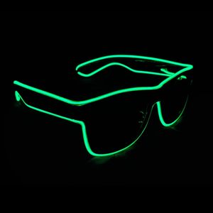 Gafas de Fiesta Rectangulares de Colores con Luz Intermitente LED, Gafas de Sol Cuadradas Portátiles con Luz LED de Neón, Gafas de Fiesta con Batería - Product Image 2