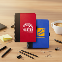 Carnet de notes personnalisé imprimé en gros, cadeau promotionnel d'entreprise avec logo, journal d'écriture personnalisé, bloc-notes, agenda 5x7 pouces