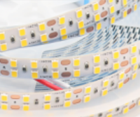 Bande LED double ligne en promotion 3000K/4000K/6000K 240 LED/mètre 24V 2 lignes SMD 2835 Largeur PCB 10mm