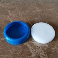 Humidificateur de doigts en plastique jaune de haute qualité pour le comptage de billets au bureau et à usage commercial avec une meilleure adhérence