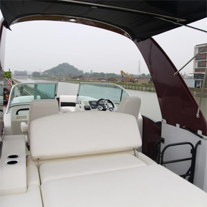 Bateau à moteur ponton de luxe sportif, le plus tendance de l'été 2023, à vendre avec options de couleurs - Product Image 4