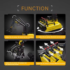 Khuôn Vua 17077 thủy lực log vật lộn kỹ thuật xe tải khối xây dựng đồ chơi mô hình xây dựng đồ chơi xây dựng khối cho bé trai - Product Image 5