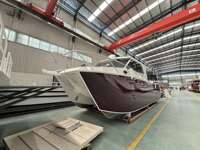 Yacht de luxe de 8,8 m/29 pieds, catamaran en aluminium, bateau de pêche avec moteur de 500 à 700 CV, stable pour les loisirs et les excursions, homologué CE