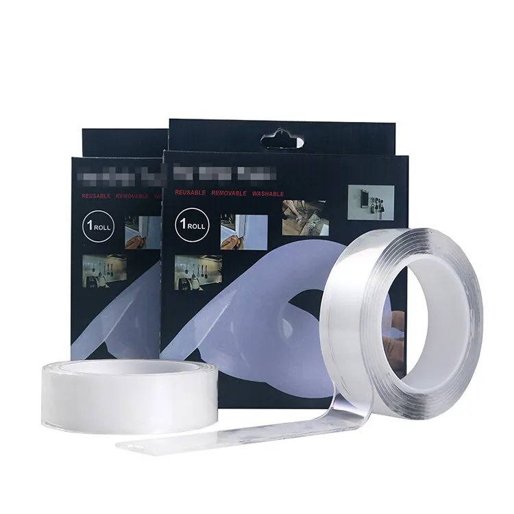 Double Face Transparent Reusable Sided Clear Doble Side Adhesive Super Foam Nano Tape
