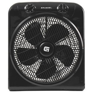 Ventilador de caja Grunkel, 50 W, negro, 3 velocidades, ventilador de suelo - Product Image 1