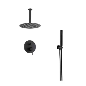 Système <span class=keywords><strong>de</strong></span> <span class=keywords><strong>douche</strong></span> chromé 8 pouces <span class=keywords><strong>plafond</strong></span> mural rond haute pression pluie pommeau <span class=keywords><strong>de</strong></span> <span class=keywords><strong>douche</strong></span> luminaire <span class=keywords><strong>de</strong></span> <span class=keywords><strong>douche</strong></span> - Product Image 4