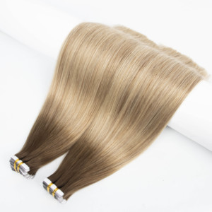 15A Topkwaliteit Groothandel Europees Haar Dubbel Getrokken Tape-in Haarverlenging 100% Echt Haar - Product Image 1