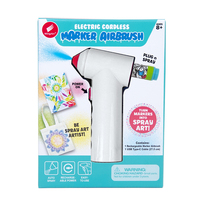 Pistolet aérographe électrique sans fil rechargeable à base d'eau pour peinture graffiti, style marqueur, pulvérisateur