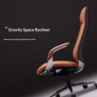 Chaise de bureau de direction ergonomique de luxe moderne, réglable, en cuir, électrique, nouvel accessoire de bureau