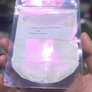 Pigmento in Polvere <span class=keywords><strong>Rosa</strong></span> Fantasma Intenso per Vernici Auto, Effetto Perlescente Iridiscente con Interferenza Arcobaleno - Product Image 5