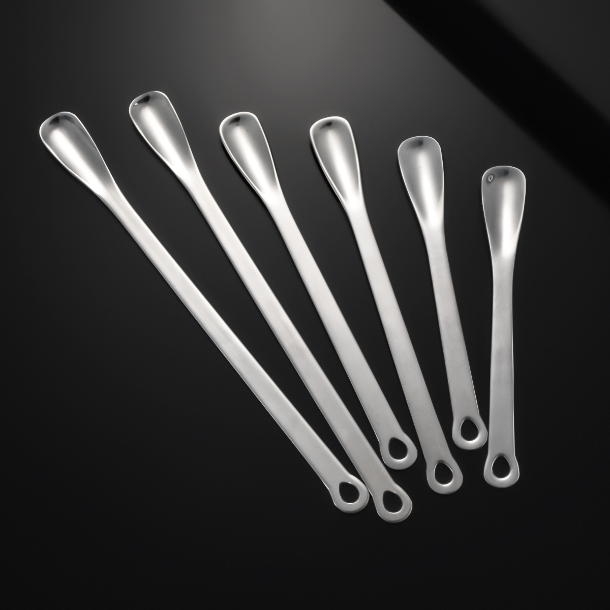 Modern 18/10 Stainless Steel Mirror Finish Gold Plated Coffee Spoon Long Handle 5ml Capacity Dishwasher Safe Eco-Friendly · image 6
