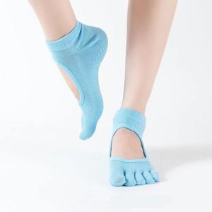 Chaussettes <span class=keywords><strong>de</strong></span> Yoga antidérapantes pour femmes, chaussettes antidérapantes, demi-orteils pour danse <span class=keywords><strong>de</strong></span> <span class=keywords><strong>bar</strong></span>, Pilates <span class=keywords><strong>de</strong></span> Ballet - Product Image 3
