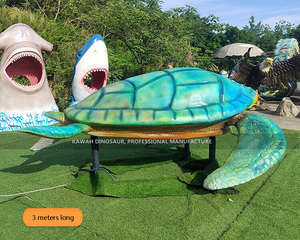 Estatua realista de tortuga marina con movimientos Animatronic <span class=keywords><strong>Turtle</strong></span> para decoración de parques - Product Image 4