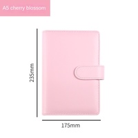 Organisateur d'argent personnalisé à 6 anneaux A6, carnet de budget en cuir PU pour espèces, pièces de monnaie et cartes de crédit, mini-carnet pour étudiants