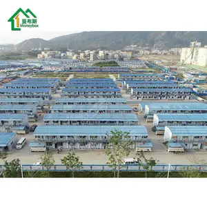 Low cost fast assembly modular temporary prefabricated instant build house