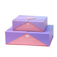 Boîte cadeau rigide de luxe en carton ondulé, estampage de logo doré, revêtement UV, réutilisable, écologique, pour cadre photo et bijoux