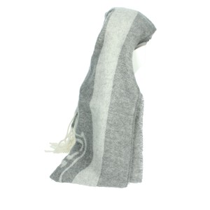 Autunno/inverno sciarpa in maglia di cotone traspirante X00.502 disegno floreale bianco/nero con lettere di cartone animato per gli uomini delle ragazze - Product Image 2