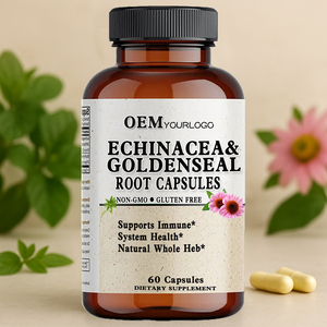 Organische Lymfatische <span class=keywords><strong>Capsules</strong></span> <span class=keywords><strong>Echinacea</strong></span> Purpurea Extract Supplement <span class=keywords><strong>Capsules</strong></span> voor Immuunondersteuning <span class=keywords><strong>Echinacea</strong></span> Extract <span class=keywords><strong>Capsules</strong></span> - Product Image 1