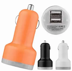 Mini chargeur de voiture double USB, 2021 charge rapide, pour iphone, android, tablette, téléphone portable