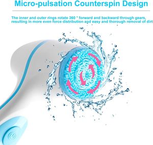 Masseur électrique pour le soin de la peau, <span class=keywords><strong>brosse</strong></span> <span class=keywords><strong>nettoyante</strong></span> pour le <span class=keywords><strong>visage</strong></span> en silicone, <span class=keywords><strong>brosse</strong></span> <span class=keywords><strong>nettoyante</strong></span> pour le <span class=keywords><strong>visage</strong></span> en profondeur, <span class=keywords><strong>brosse</strong></span> <span class=keywords><strong>nettoyante</strong></span> pour le <span class=keywords><strong>visage</strong></span> imperméable, nettoyeur de pores - Product Image 4