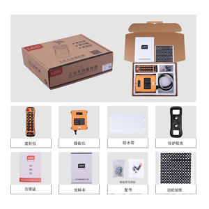 For LCC Q1212 Dual Speed 12 O'Clock Remote <b>Control</b> Industrial <b>Wireless</b> Overhead Crane Electric Equipment Electrical Equipment - Product Image 5