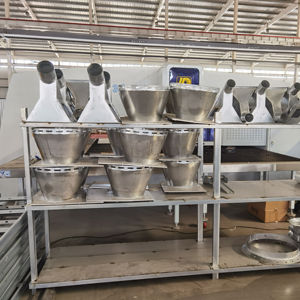 Mangeoire pour animaux Petits silos Bacs d'alimentation pour poulets de chair Mangeoire pour volaille en acier galvanisé Silo Auge automatique Poulet Cochon - Product Image 3