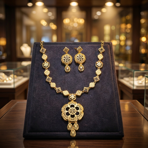 Joyería al por Mayor: Juego de Collares Cortos de Latón con Baño de Oro 14K/18K/24K, Diseño Turco Tradicional, Joyería de Moda, Oro Joyería - Product Image 4